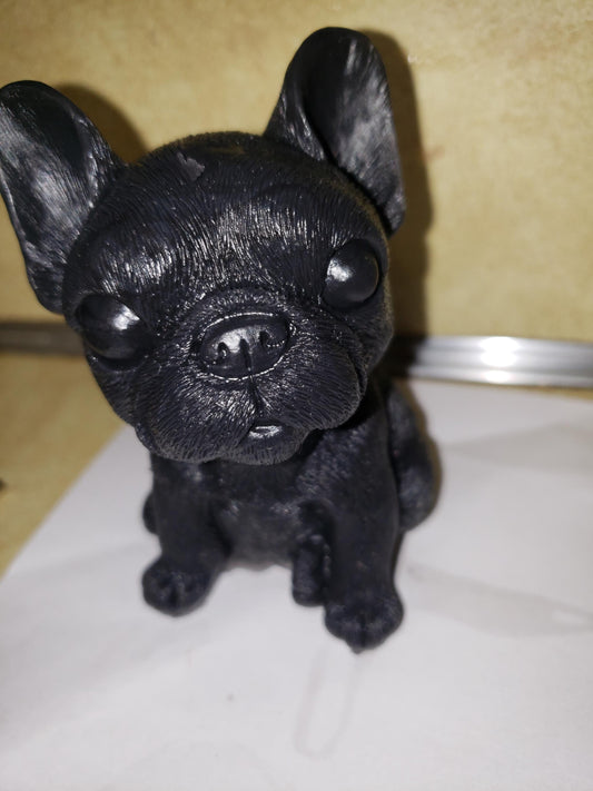 3" silicone puppy baby dog frenchie