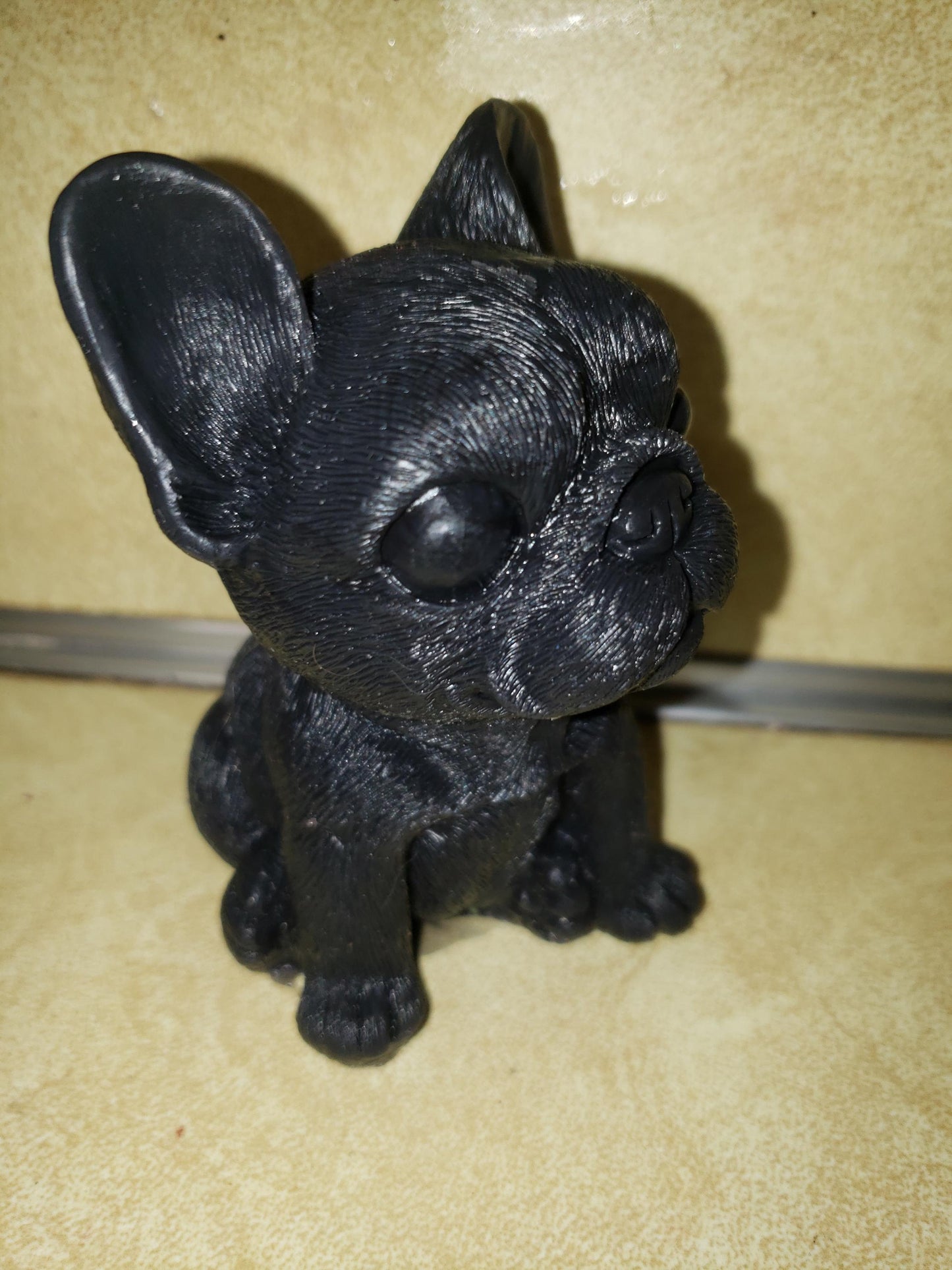 3" silicone puppy baby dog frenchie