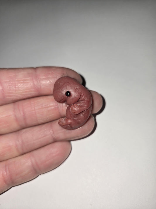 14 week gestation fetus memorial silicone baby fully painted with wings?