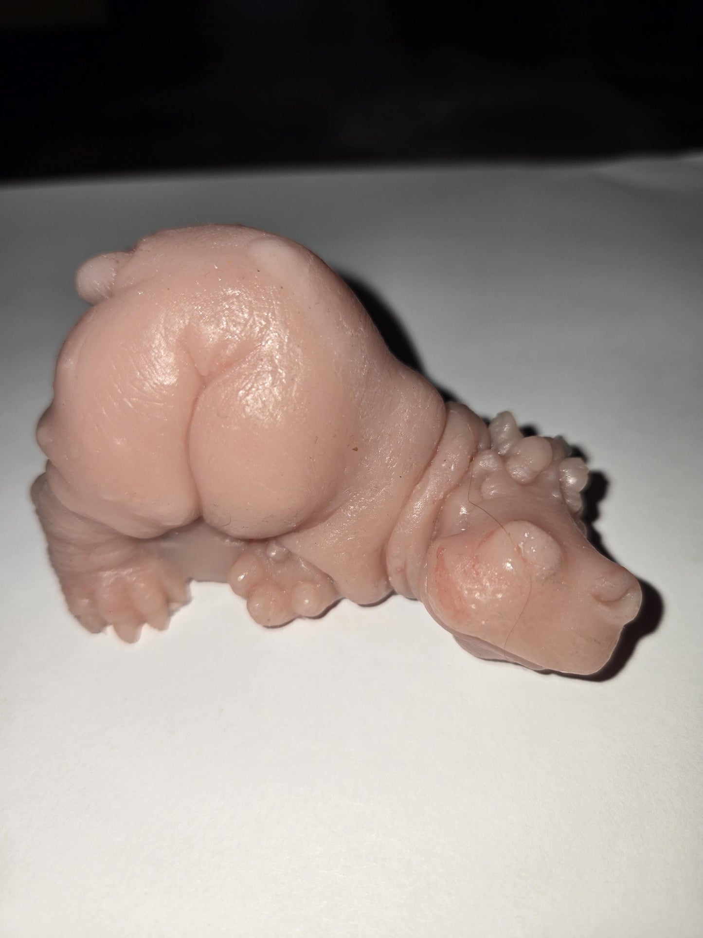 Silicone 3" frenchie puppy dog