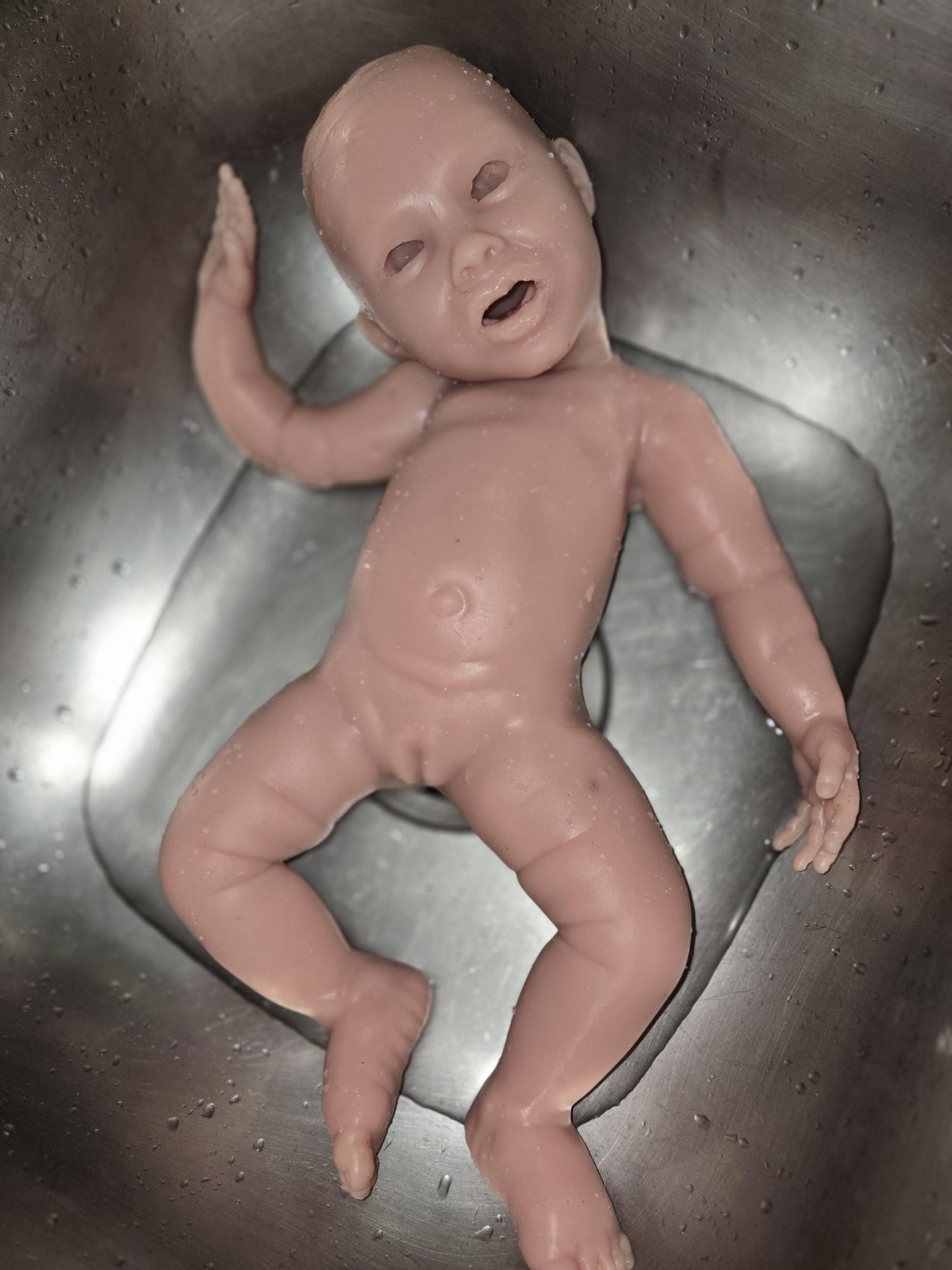 Full Body Silicone Baby 18" newborn awake