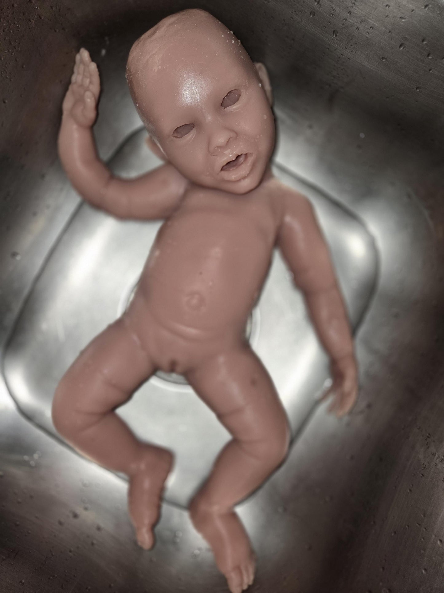 Full Body Silicone Baby 18" newborn awake