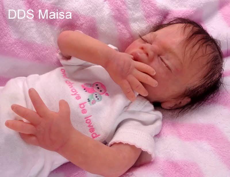 Full Body Silicone Baby 17" maisa by Donna kohn