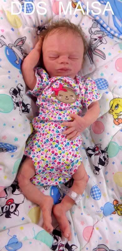 Full Body Silicone Baby 17" maisa by Donna kohn