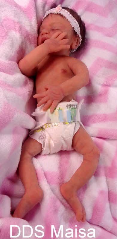 Full Body Silicone Baby 17" maisa by Donna kohn