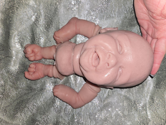 Silicone baby head and limbs for cuddle body or full Body silicone 21"