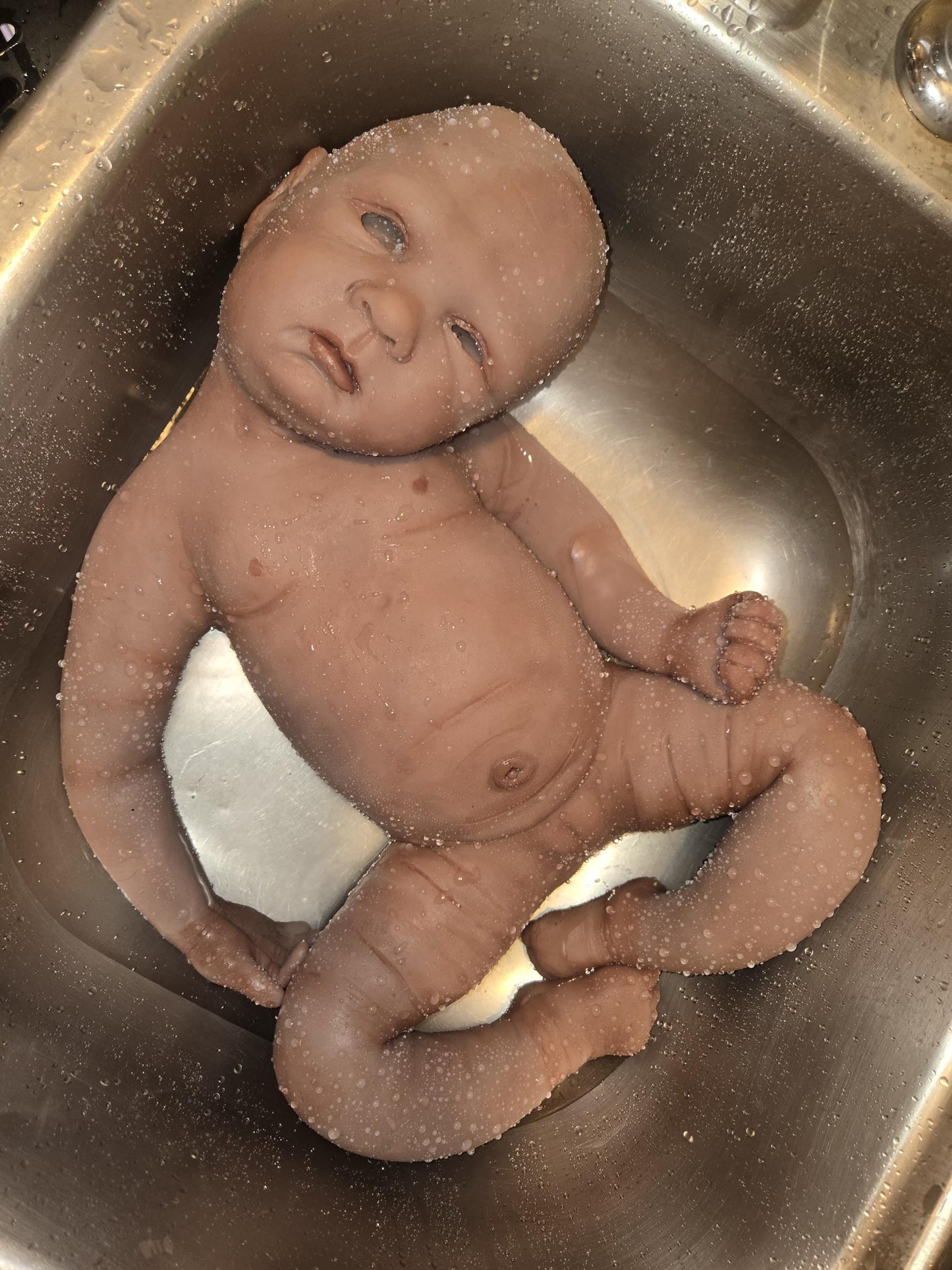 Full Body silicone baby toddler 24" 6 month old "Adele" Melissa mccrory