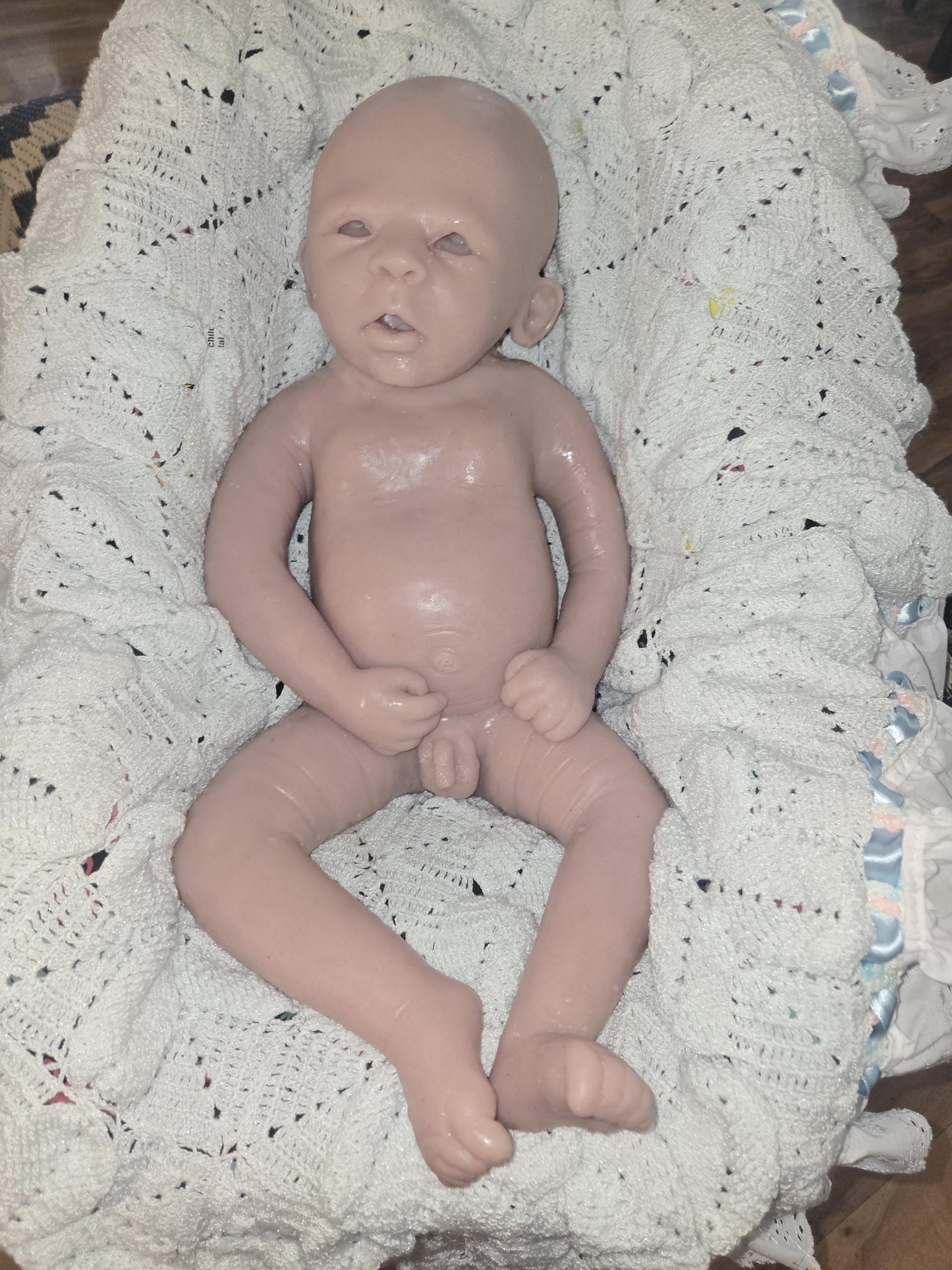 24" Full Body Silicone Baby Boy or girl 6 month old size!! Mason/madison toddler