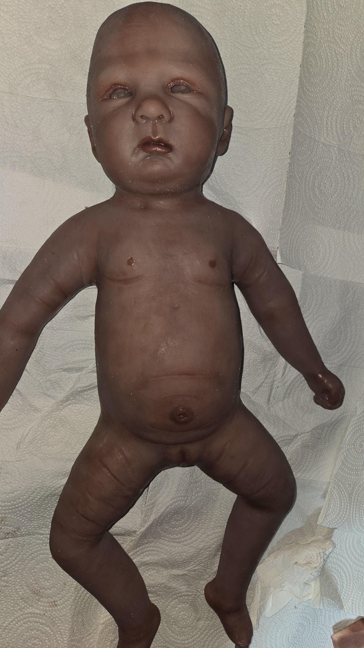 Full Body silicone baby toddler 24" 6 month old "Adele" Melissa mccrory