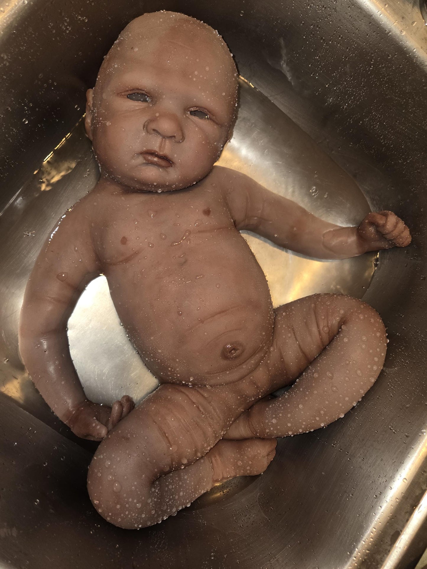 Full Body silicone baby toddler 24" 6 month old "Adele" Melissa mccrory