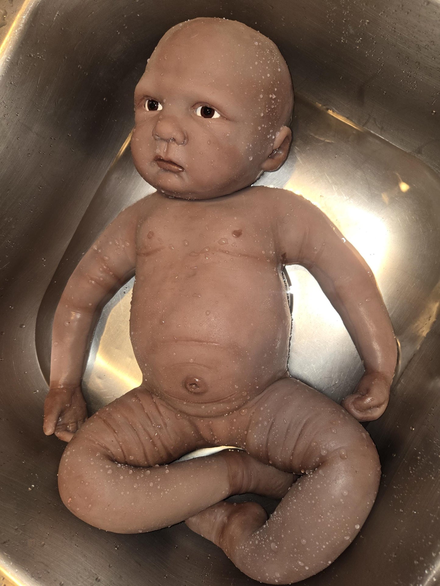 Full Body silicone baby toddler 24" 6 month old "Adele" Melissa mccrory