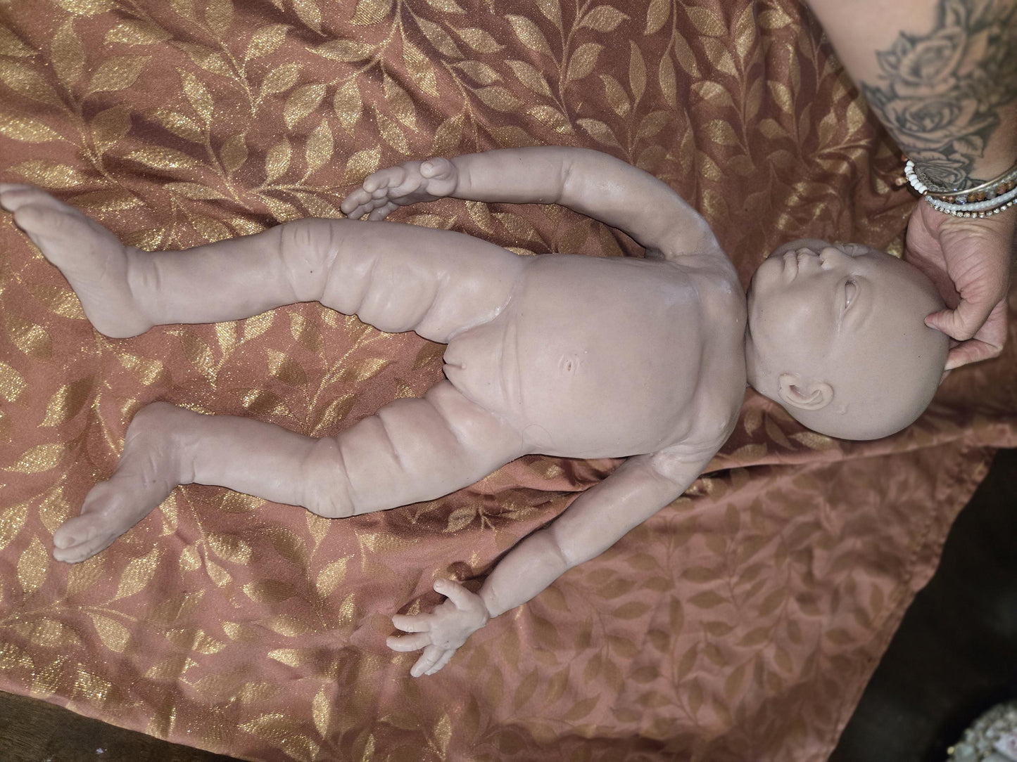 huge toddler full body silicone baby 27" inches