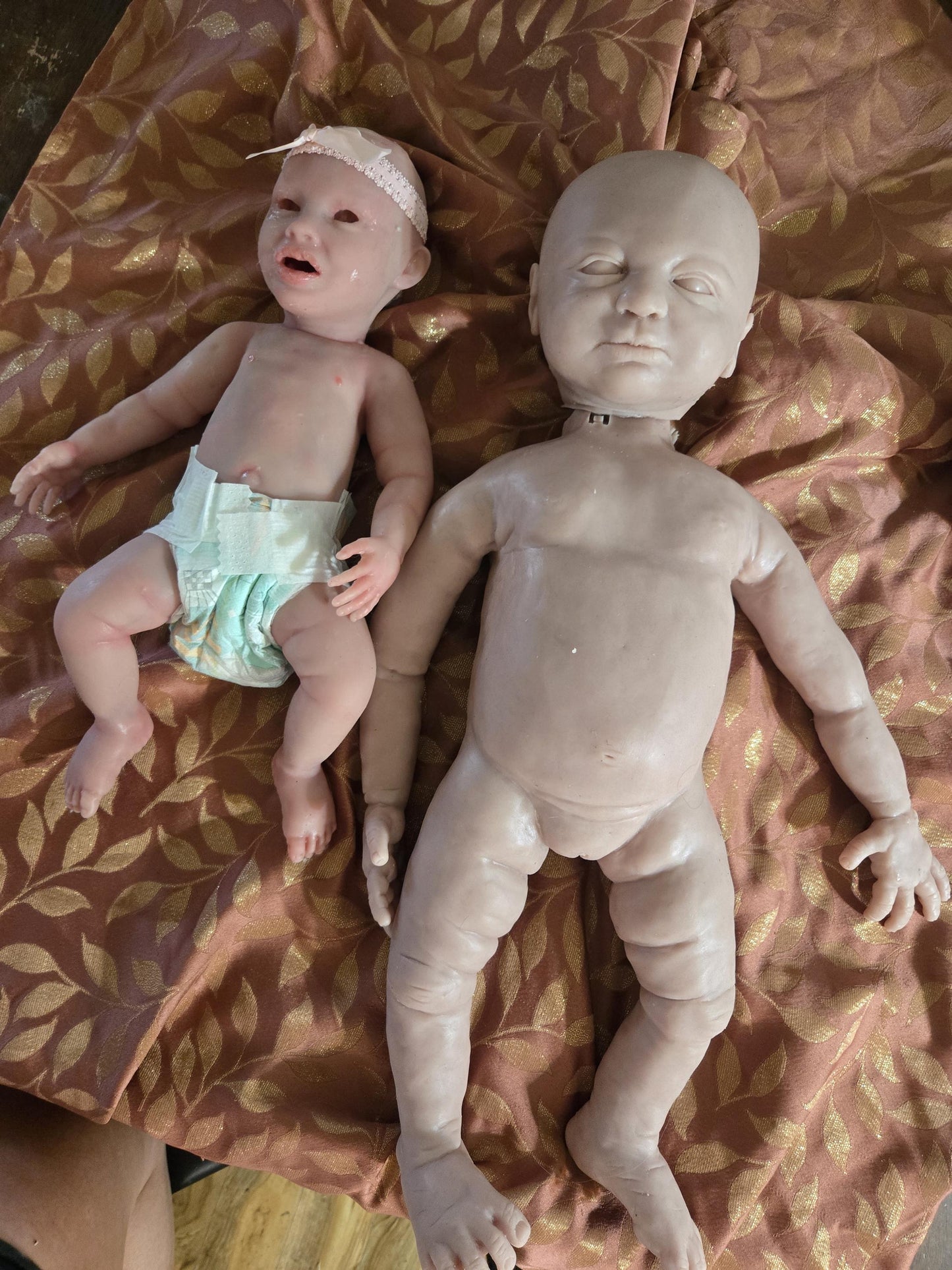 huge toddler full body silicone baby 27" inches