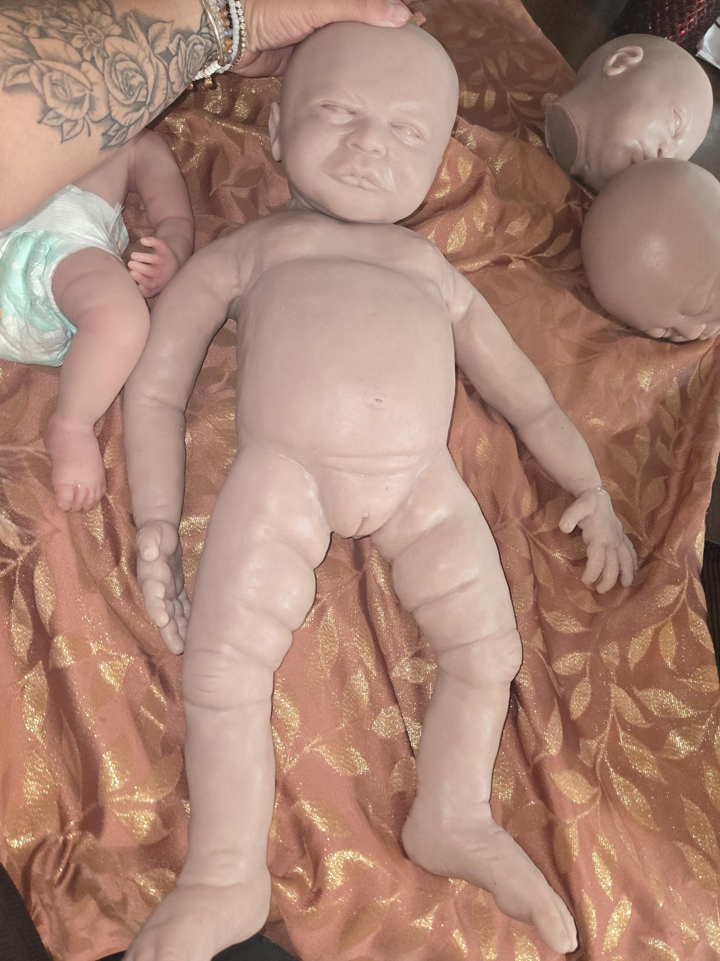huge toddler full body silicone baby 27" inches cameron