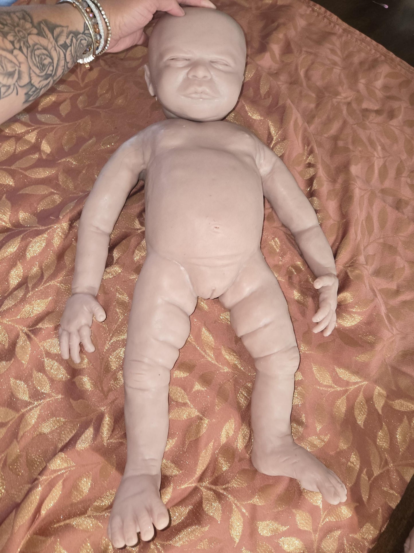 huge toddler full body silicone baby 27" inches cameron