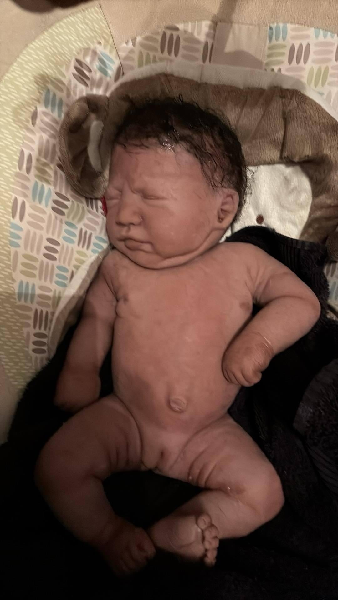 Full body silicone baby 19" Emerly  chunky newborn