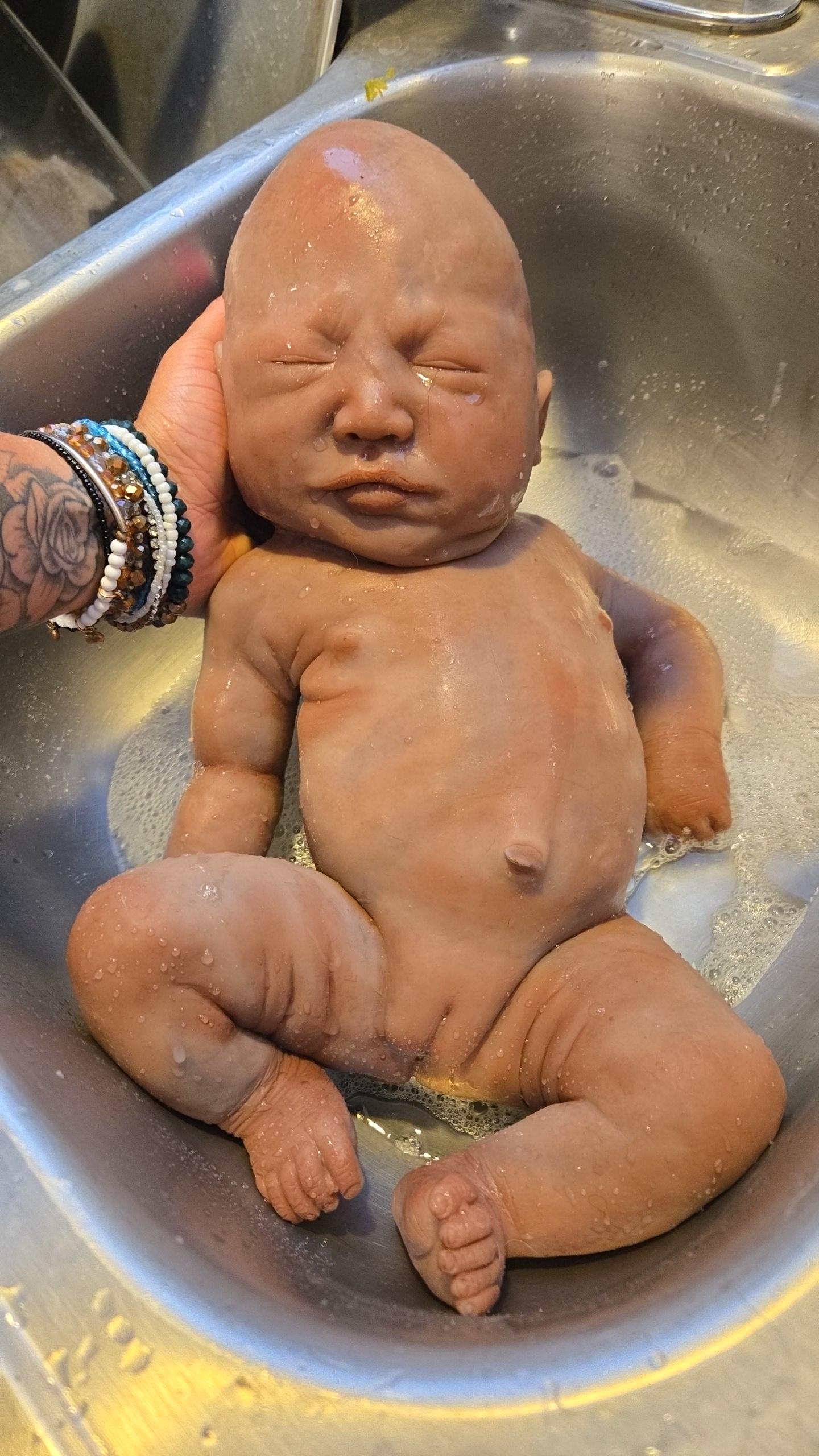 Full body silicone baby 19" Emerly  or eli chunky newborn blank