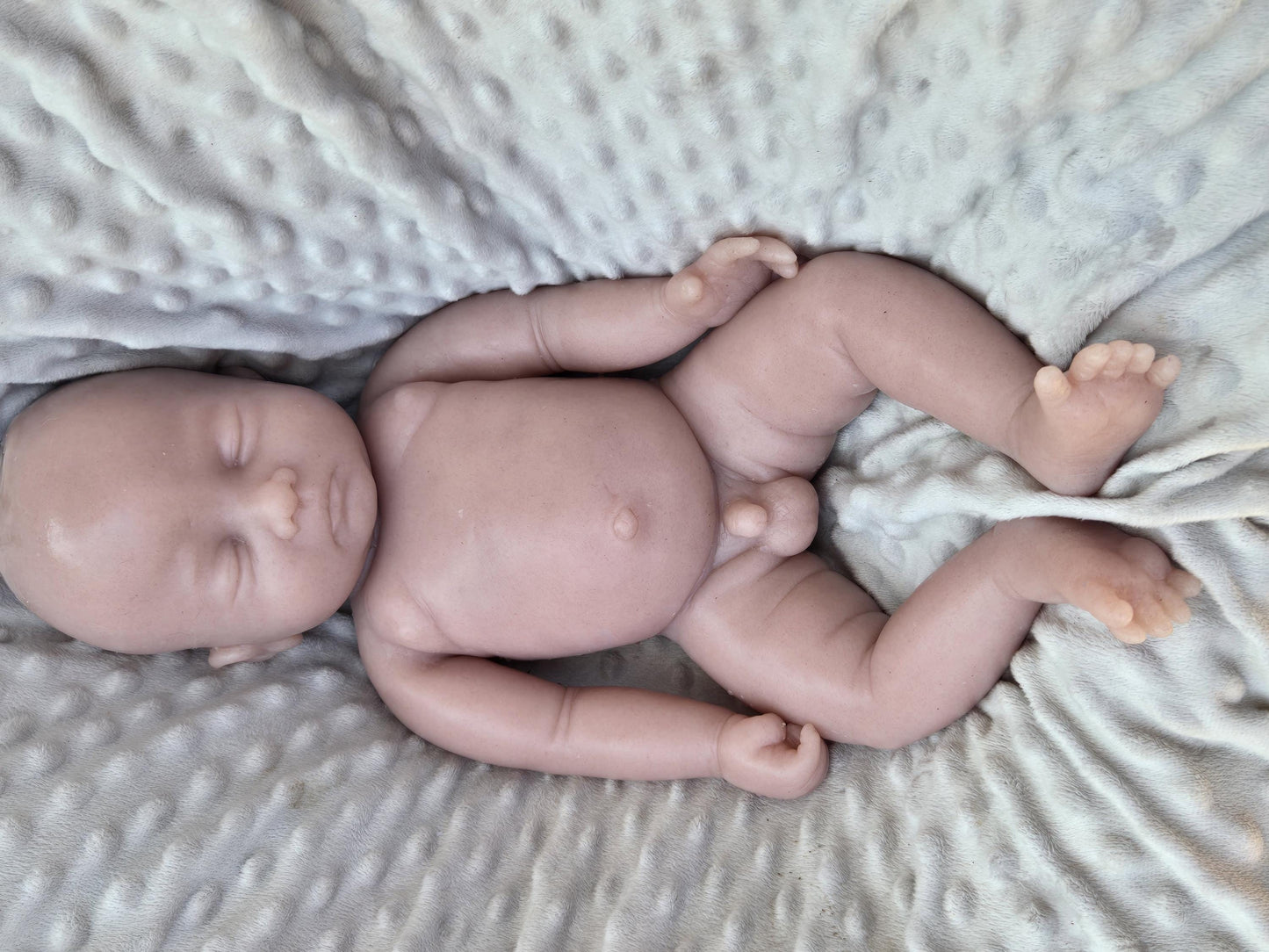 full body silicone baby boy 18" blank kit or painted baby russle