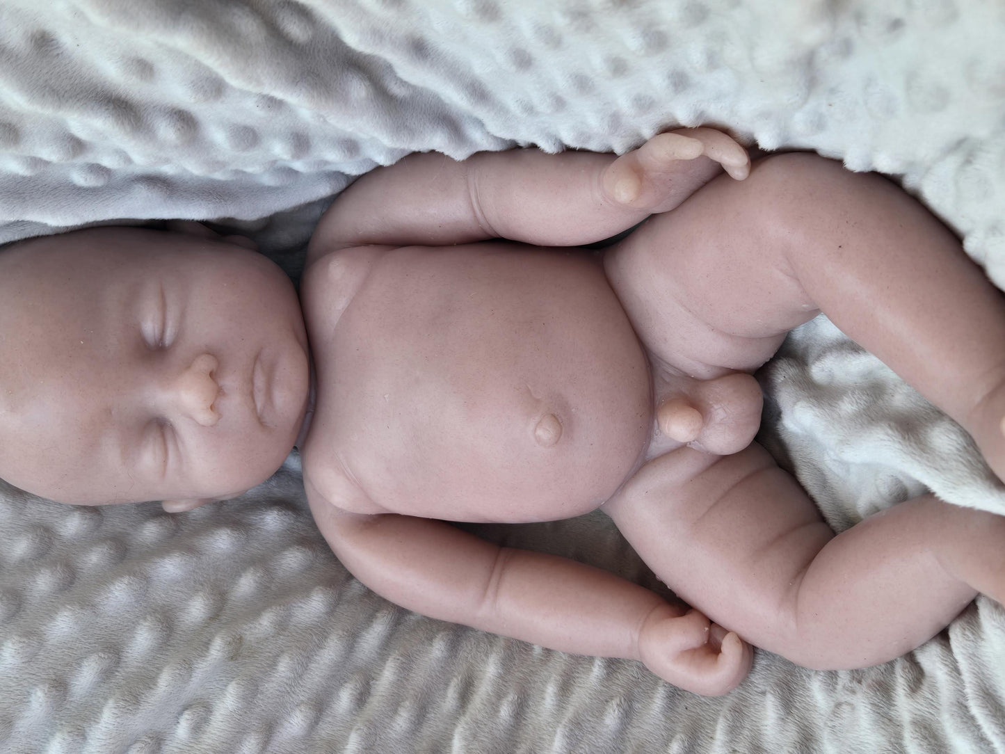 full body silicone baby boy 18" blank kit or painted baby russle