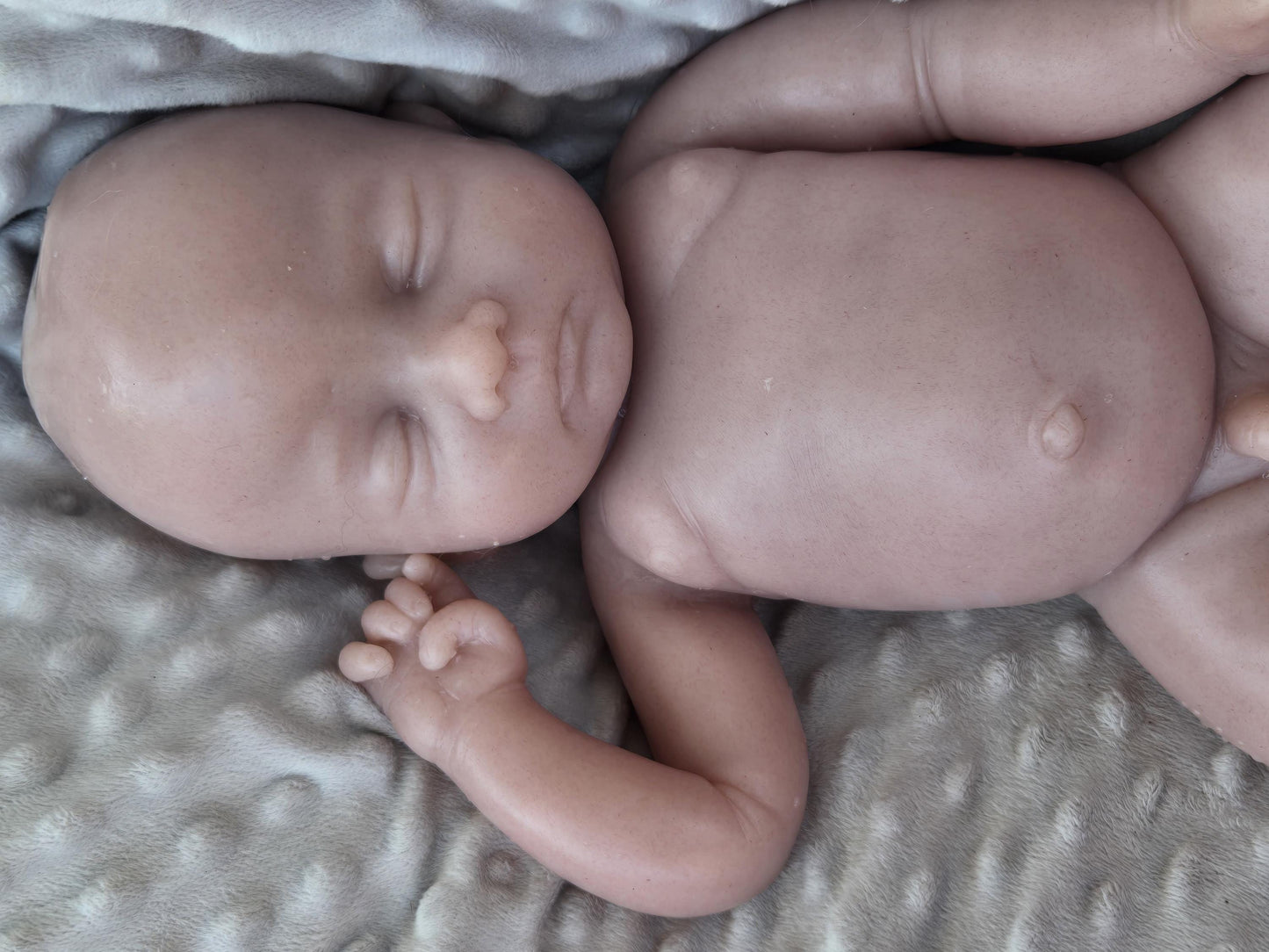 full body silicone baby boy 18" blank kit or painted baby russle