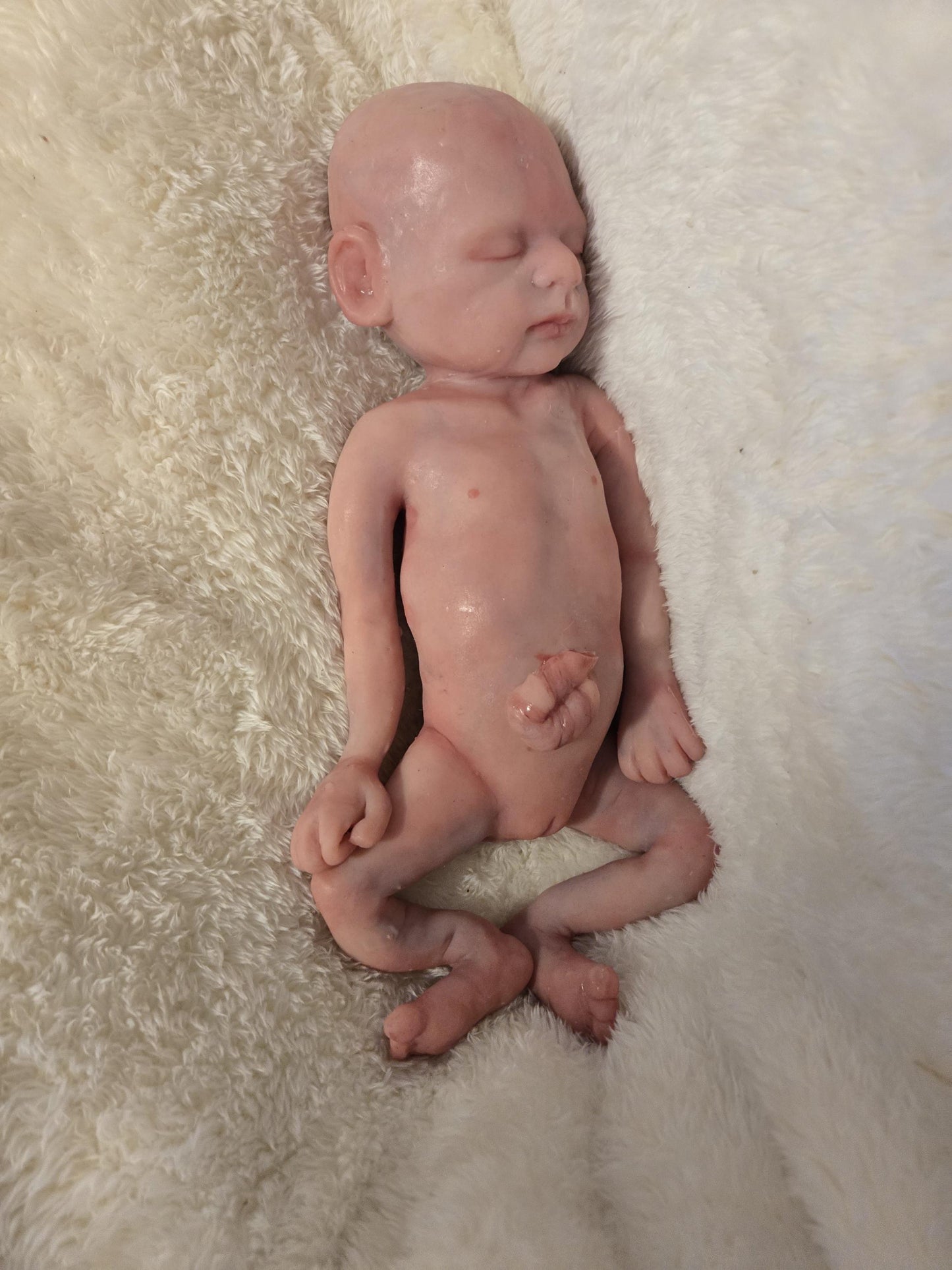 Full body silicone baby girl 15" preemie sculpted by Pamela erff preemie