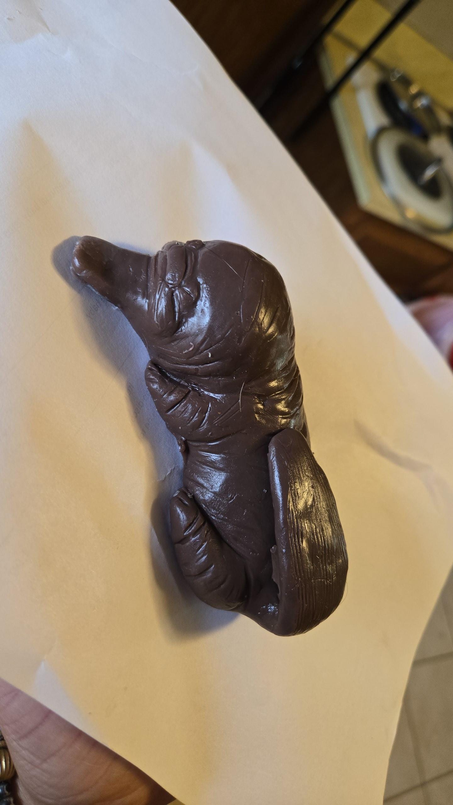 6" silicone Baby platypus squishy animal
