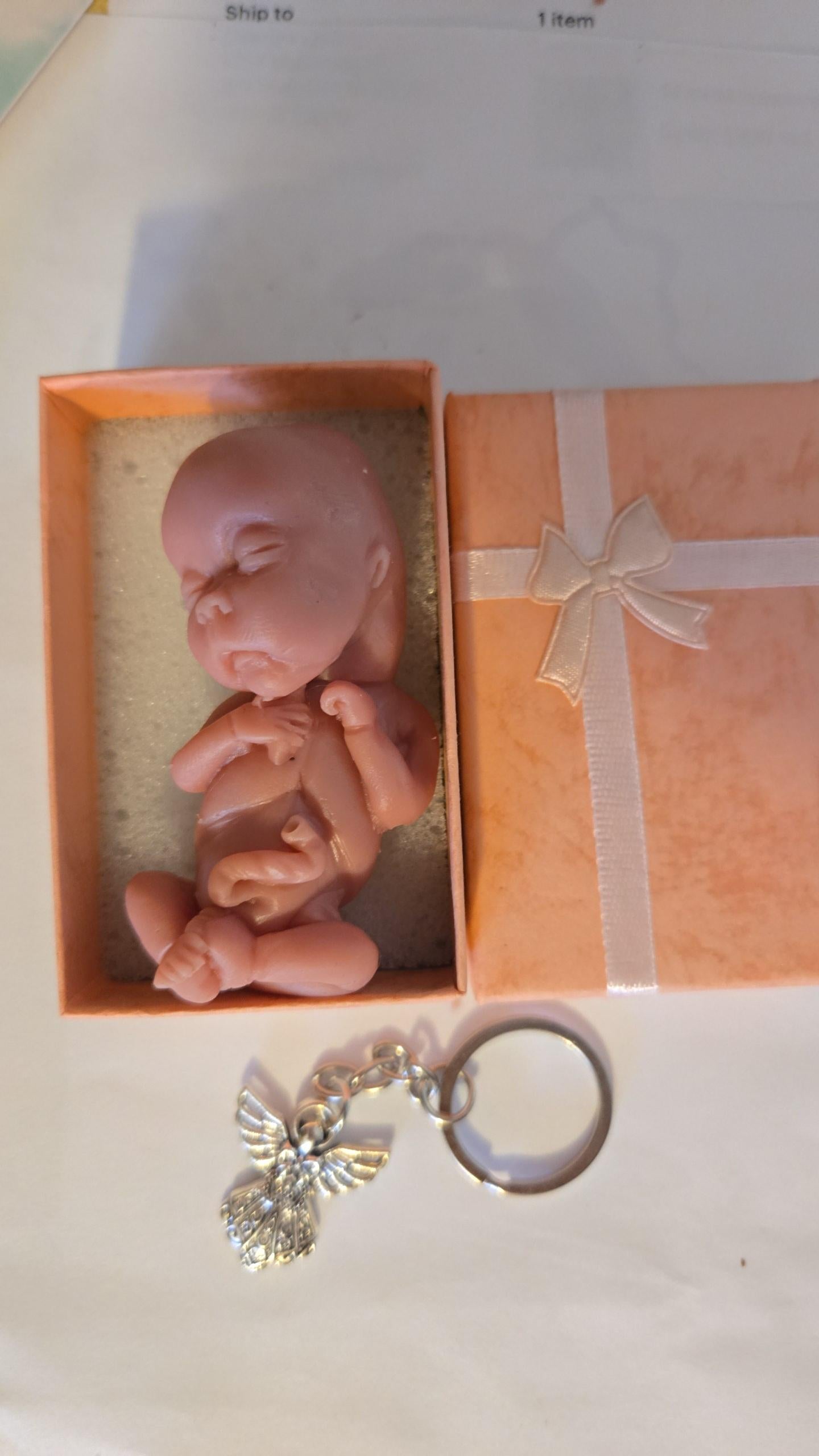 14 week memorial silicone baby fetus keepsake