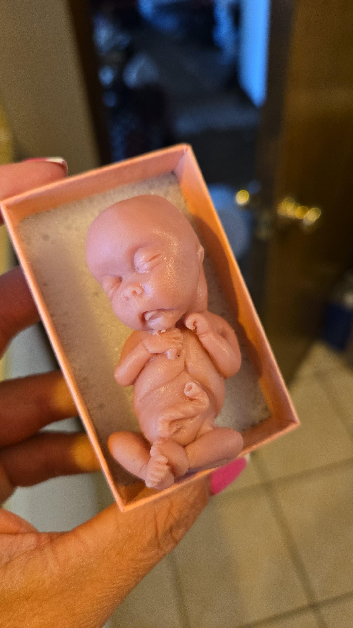 14 week memorial silicone baby fetus keepsake