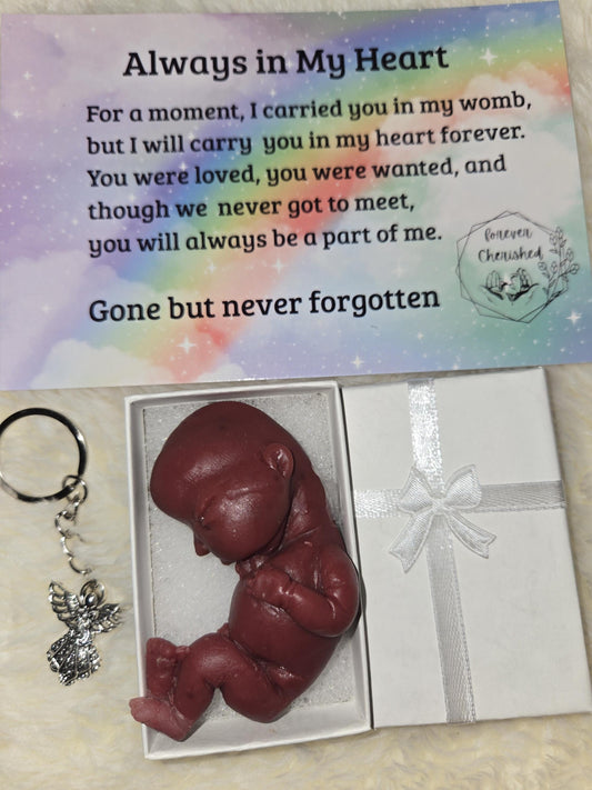 17 week gestational silicone baby fetus memorial baby