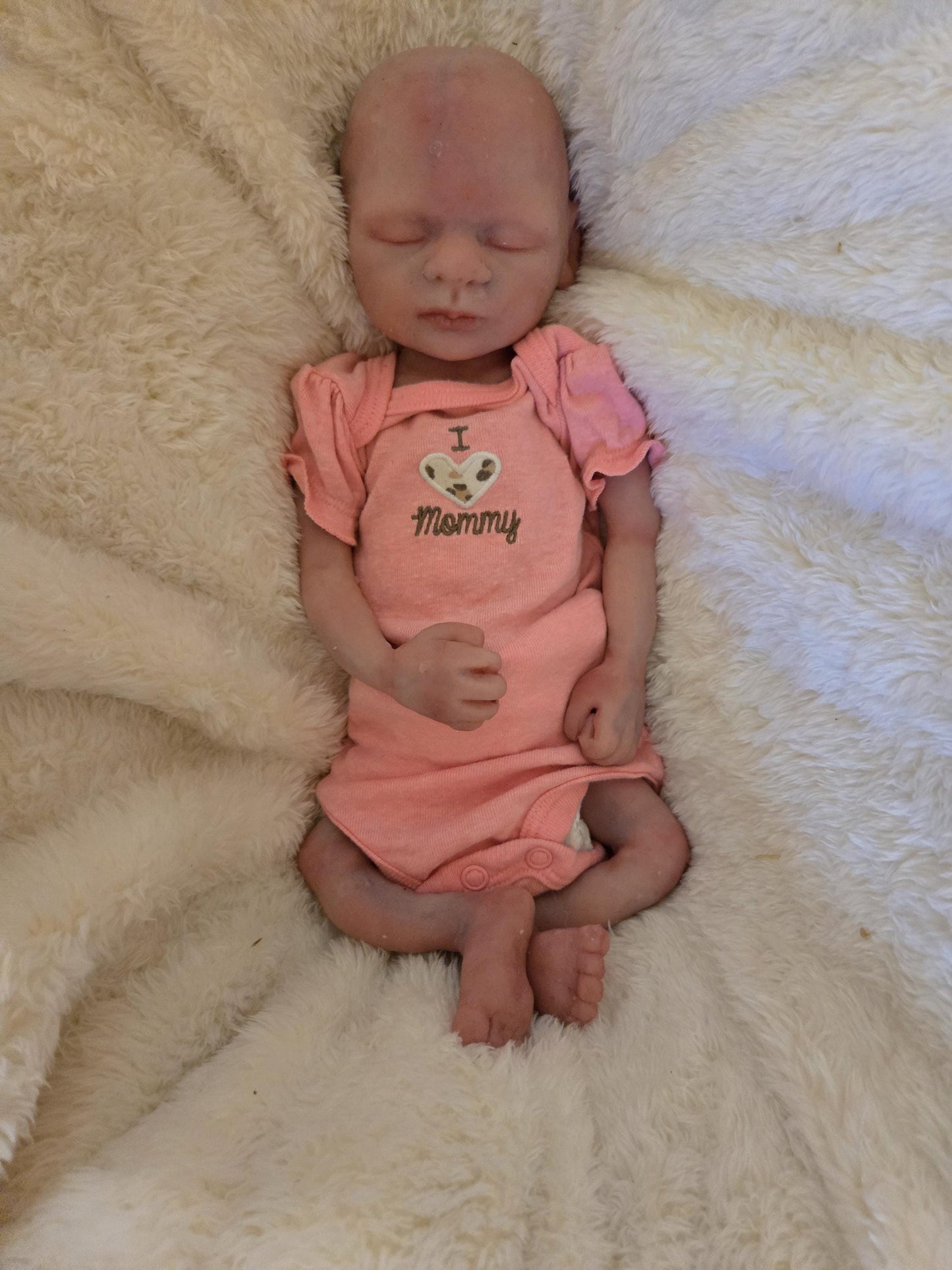 Full body silicone baby girl 15" preemie sculpted by Pamela erff preemie