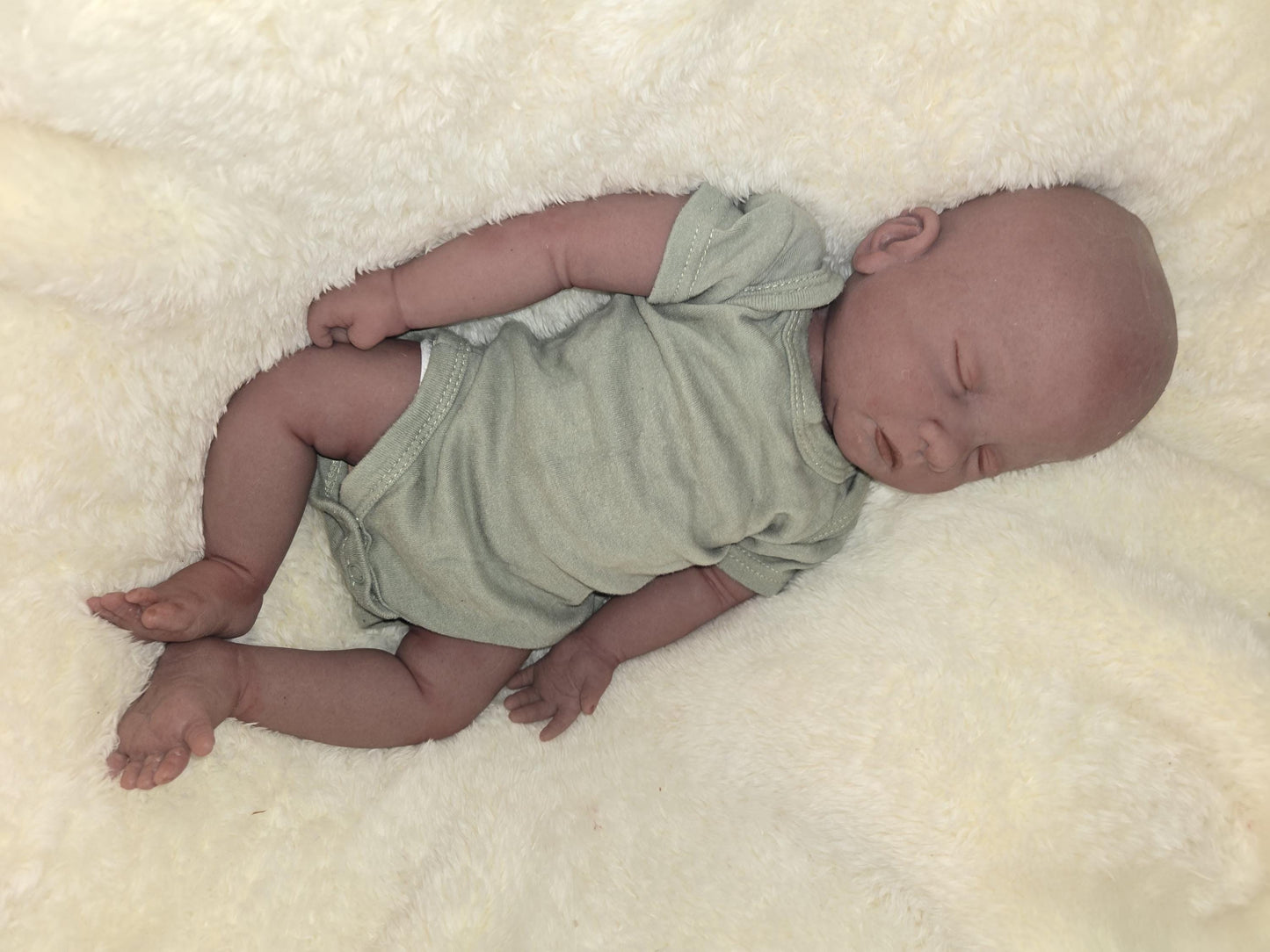 ready to ship 18" Full Body Silicone Baby boy newborn