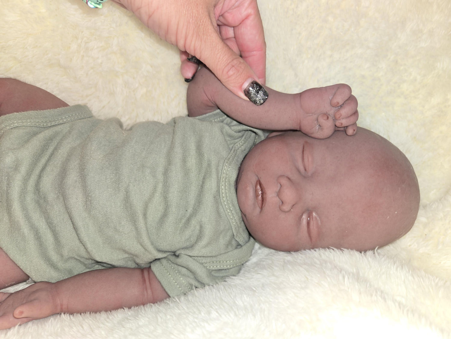 ready to ship 18" Full Body Silicone Baby boy newborn