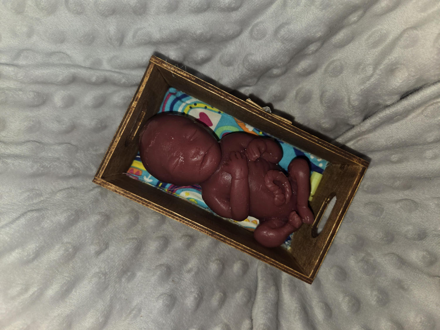 Full body 20 week gestational fetus memorial silicone baby