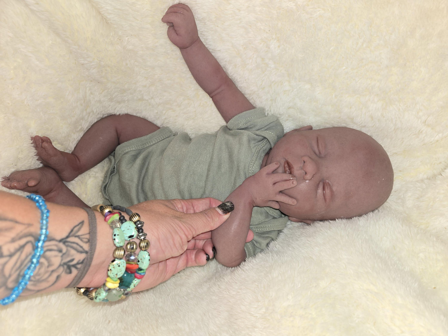 ready to ship 18" Full Body Silicone Baby boy newborn